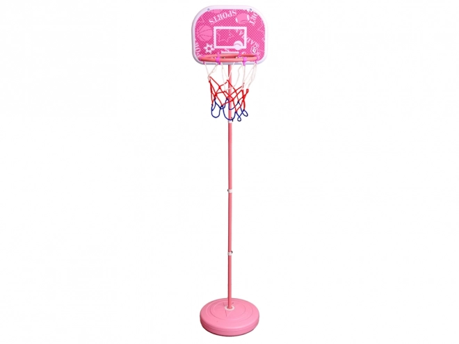 Ružičasta košarkaška set za djecu 170 cm