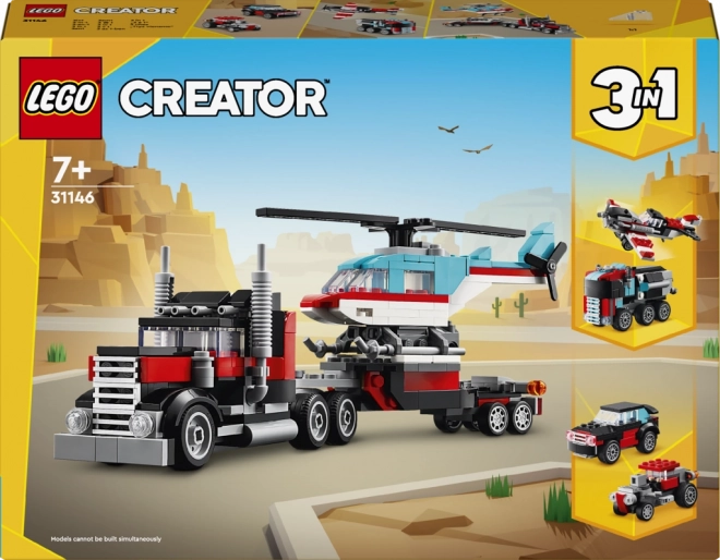 Lego Creator Kamion s Platformom i Helikopterom