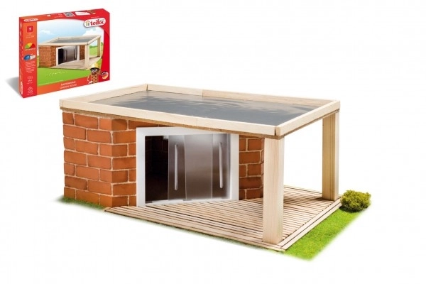 Konstruktorski set Teifoc Vrtna kuća 135 kom u kutiji 35x29x5cm