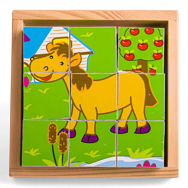Puzzle slikovne kocke Životinje