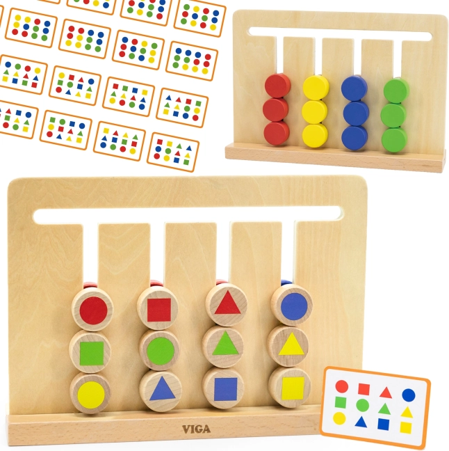 VIGA logička igra – boje i oblici Montessori