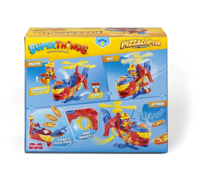 SuperThings Pizzacopter s lansirnim diskom