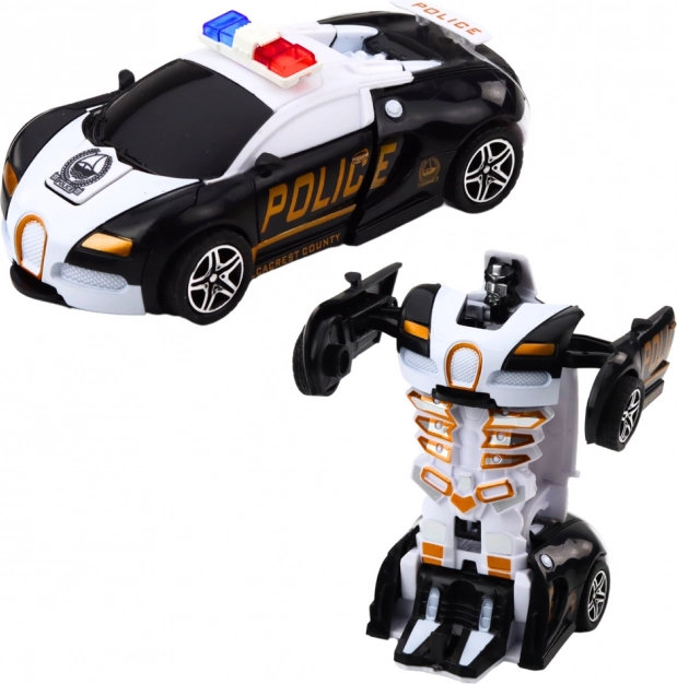 Auto Robot 2u1 Sportski Policijski Auto