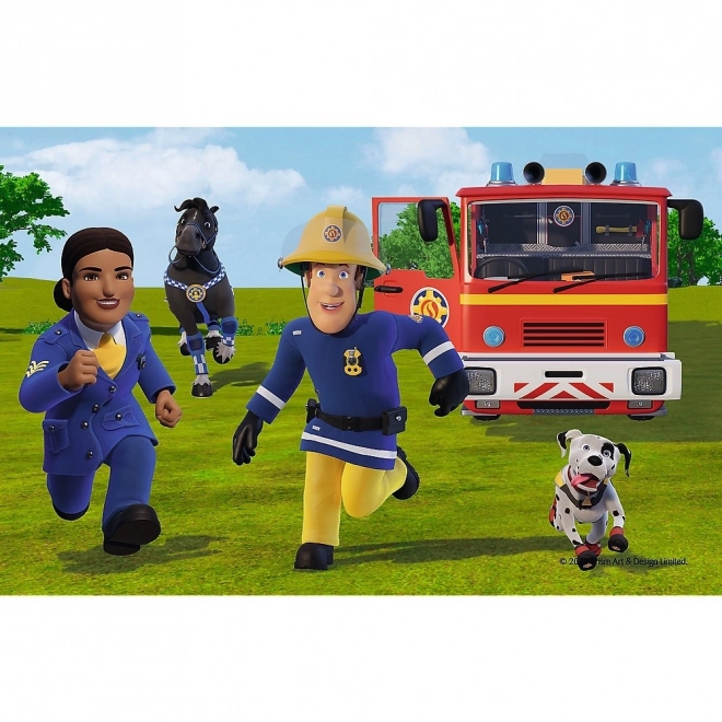 Puzzle Vatrogasac Sam Na vodi