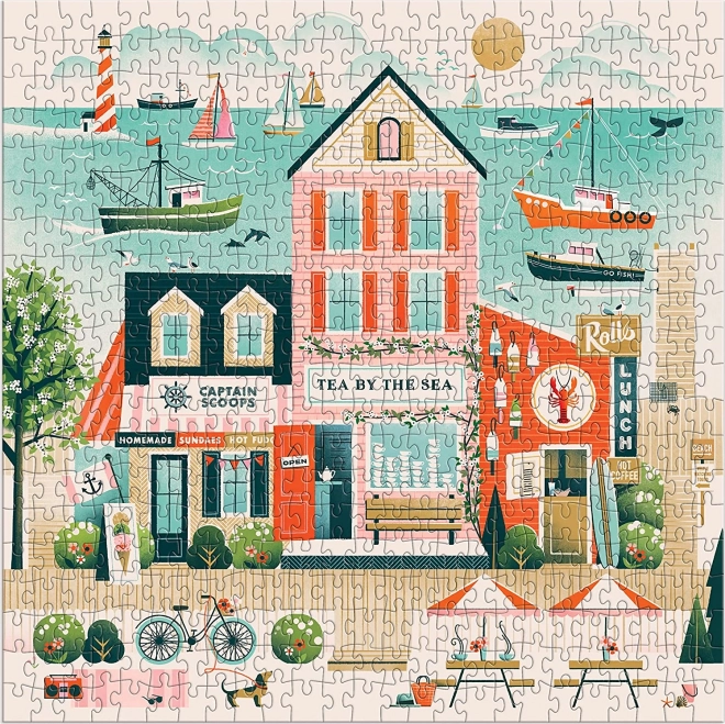 Galison Puzzle Bistro u moru 500 dijelova