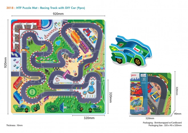Puzzle Mat Utrka Staza