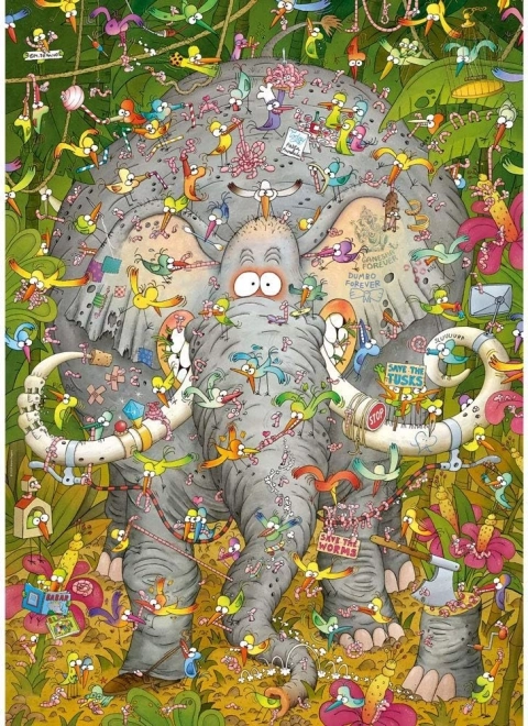 Heye puzzle Slonovski život 1000 dijelova
