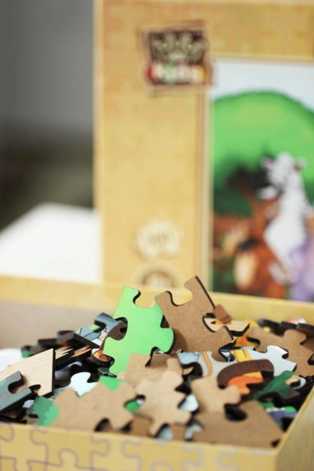 Drvene puzzle simpatični pingvini 25 komada