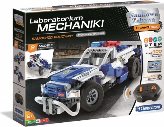 Znanstveni konstrukcijski set Policijski auto RC