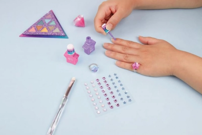 Paleta sjenila za oči s lakovima za nokte Mystic Crystal
