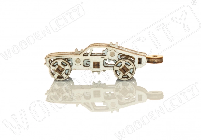 Drveni 3D puzzle mini set sportskih automobila