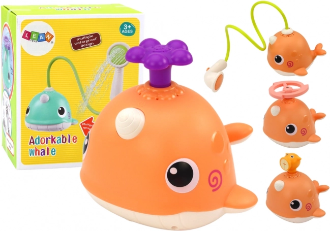 Igračka za kupanje Kit s 3 nastavka narančasta