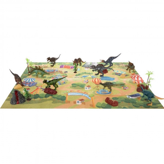 Veliki set dinosaura XXL s podlogom Pretpovijesni svijet