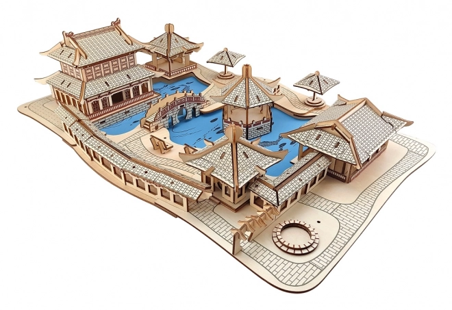 Woodcraft Drvene 3D puzzle Vrtovi Suzhou