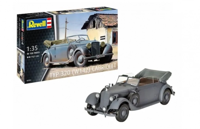 Plastični model Mercedes-Benz Tip 320 W142 Cabriolet 1/35