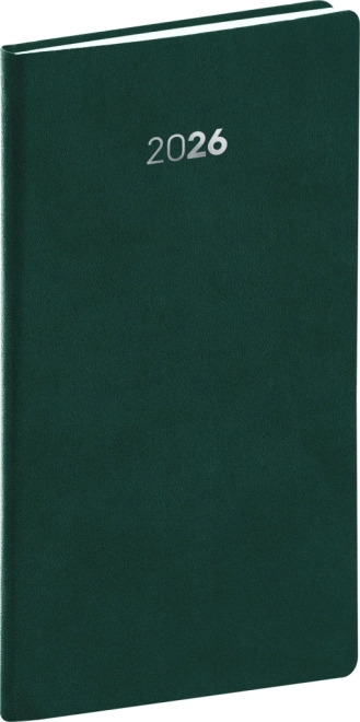 Zeleni džepni planer Balakon 2026 9 x 15,5 cm
