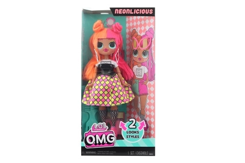 L.O.L. Surprise! OMG Velika sestra, 2 odjevne kombinacije – Neonlicious