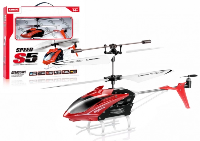 Daljinski upravljani helikopter Syma S5 crveni