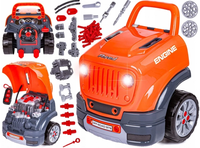 DIY Motor Master - set za malog mehaničara narančasta