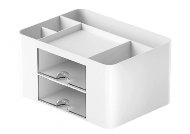 Organizator za stol s bijelim ladicama