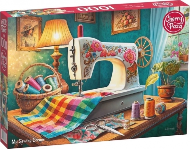 Cherry Pazzi Puzzle Moj kutak za šivanje 1000 dijelova
