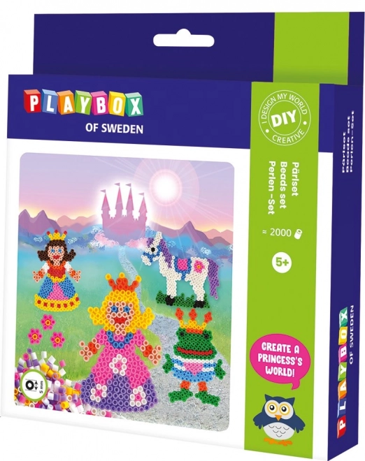PLAYBOX Pegla glačalice Set Princeze 2000 kom