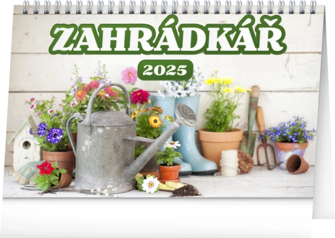 NOTIQUE Stolni kalendar Vrtlar 2025, 23,1 x 14,5 cm