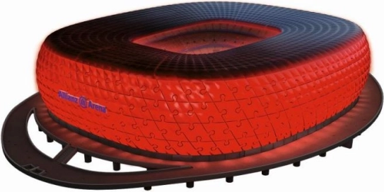 Konstrukcijski set Allianz Arena noćno izdanje s LED osvjetljenjem