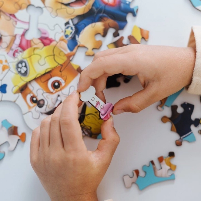 Drvene obostrane puzzle Psići u ophodnji 50 dijelova