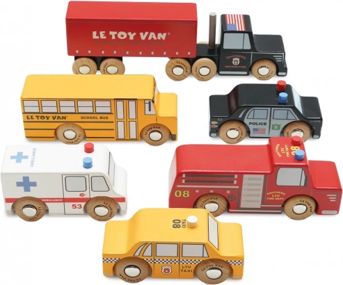 drvena set vozila New York – Le Toy Van