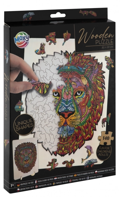 MOXY Puzzle u obrisima Lav 140 komada