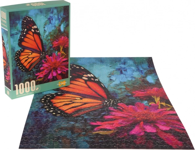 Puzzle od 1000 dijelova – šareni leptir