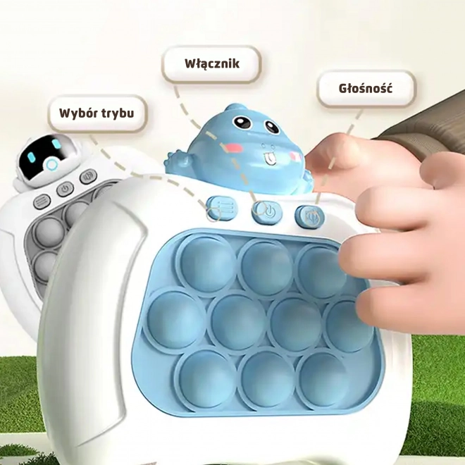 Elektronička igra POP IT Antistresna vještinska igra Dino Plava