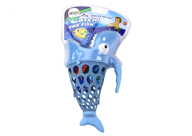 Košara za ribe Shark Fish Handle Blue