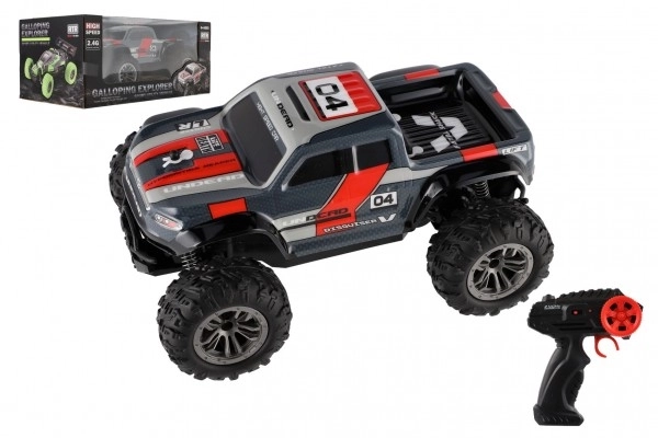 Auto RC Pick Up Terenski sivo-crveni