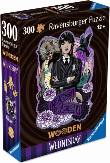 Drvene puzzle Wednesday 300 dijelova Ravensburger