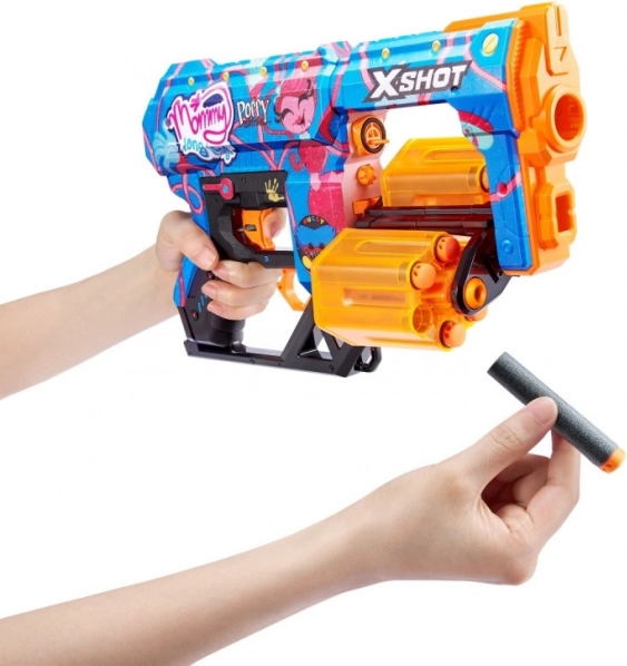X-Shot Skins Dread Poppy Playtime – dječji pjenasti blaster za 12 strelica