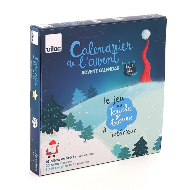 Vilac Adventni kalendar Dotakni se i pronađi