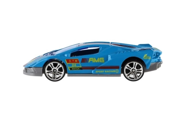 Auto sportski 6 kom metal/plastika 8 cm slobodni hod u kutiji 10,5x27,5x4 cm