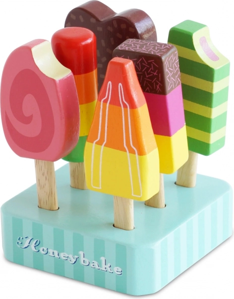 le toy van set drvenih sladoleda honeybake