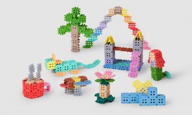 Konstrukcijske kocke Waffle mini pastel 500 komada
