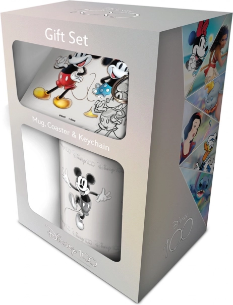 Disney 100 Heritage Sketch poklon set – šalica, podmetač i privjesak