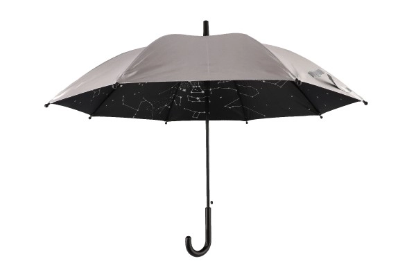 Kišobran zvjezdano nebo sklopivi 70cm metal/plast srebrni u vrećici