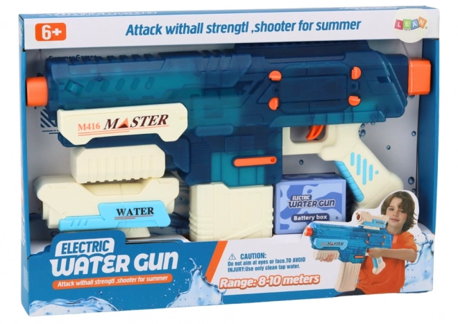 Vodeni pištolj M416 na akumulator, 500 ml, domet 8-10 m