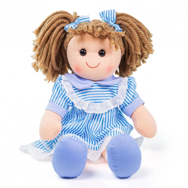 Bigjigs Toys Tkaninska lutka Amelia 38 cm
