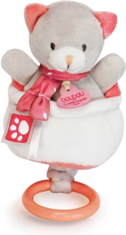 Plišana glazbena mačkica DOUDOU 20 cm