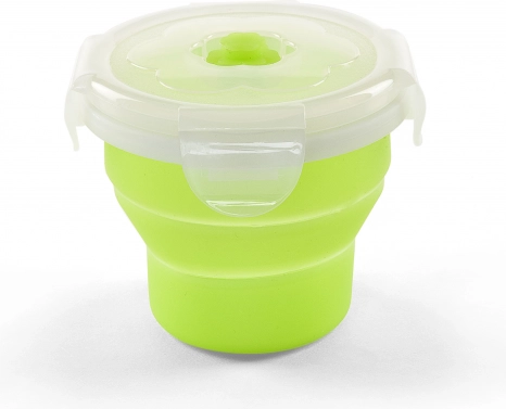 Sklopiva silikonska zdjelica 230 ml Green