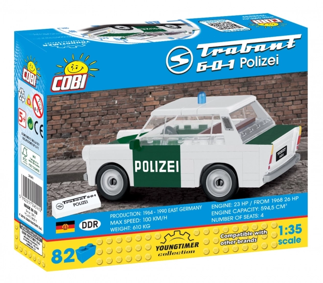 COBI 24541 Trabant 601 Policija, 1:35, 82 k
