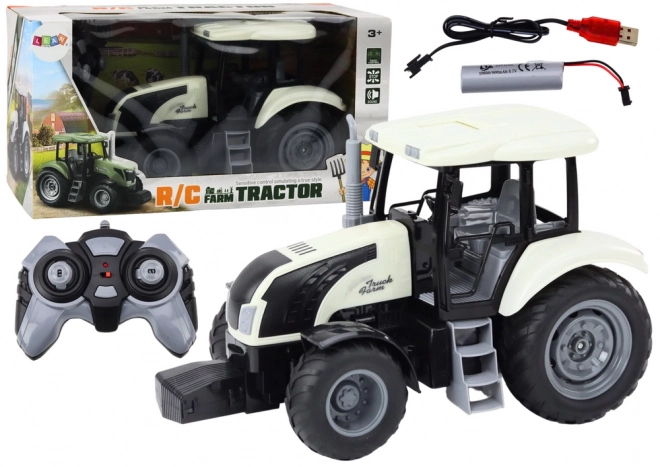 Daljinski upravljani traktor RC 2.4G Zvukovi Bijeli