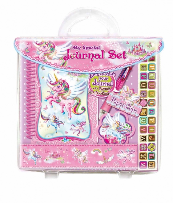 Set dnevnika s ukrasima – pegaz